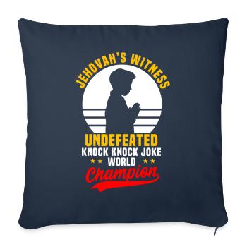 JW - Sofa pillowcase 17,3'' x 17,3'' (45 x 45 cm) - navy - Front