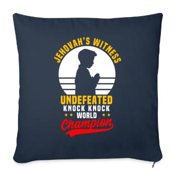 JW - Sofa pillowcase 17,3'' x 17,3'' (45 x 45 cm) - navy - Front