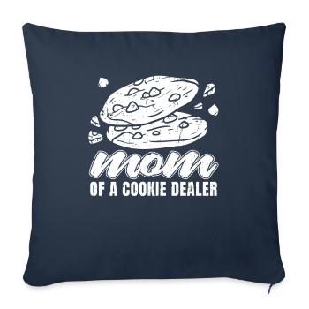 Boy Scout Mère Maman D’un Marchand De Biscuits - Housse de coussin décorative 45 x 45 cm - bleu marine - Devant