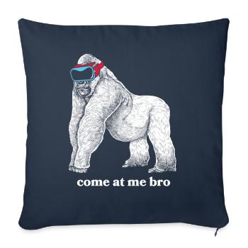 Virtual Reality VR Gift - Sofa pillowcase 17,3'' x 17,3'' (45 x 45 cm) - navy - Front