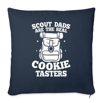 Boy Scout Cookies - Sofa pillowcase 17,3'' x 17,3'' (45 x 45 cm) - navy - Front