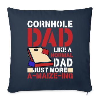 Corn Hole - Sofa pillowcase 17,3'' x 17,3'' (45 x 45 cm) - navy - Front