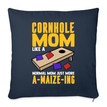 Corn Hole - Sofa pillowcase 17,3'' x 17,3'' (45 x 45 cm) - navy - Front