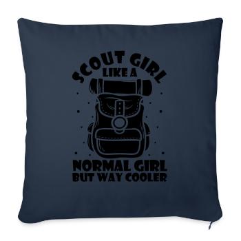 Scout - Sofa pillowcase 17,3'' x 17,3'' (45 x 45 cm) - navy - Front