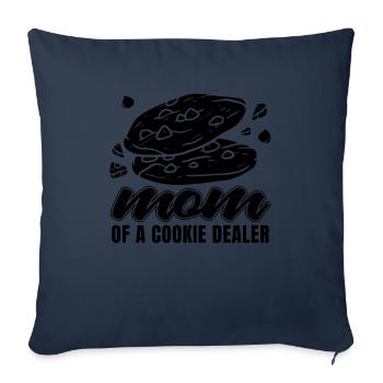 Boy Scout Mère Maman D’un Marchand De Biscuits - Housse de coussin décorative 45 x 45 cm - bleu marine - Devant