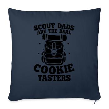Boy Scout Cookies - Sofa pillowcase 17,3'' x 17,3'' (45 x 45 cm) - navy - Front