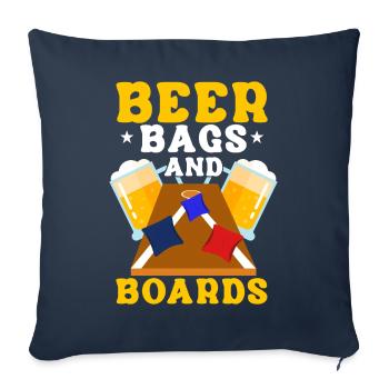 Cornhole corn hole - Sofa pillowcase 17,3'' x 17,3'' (45 x 45 cm) - navy - Front
