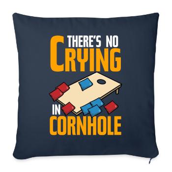 Funny Corn Hole - Sofa pillowcase 17,3'' x 17,3'' (45 x 45 cm) - navy - Front