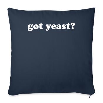 Ne e - Housse de coussin décorative 45 x 45 cm - bleu marine - Devant