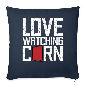 Funny Cornhole Corn Hole - Sofa pillowcase 17,3'' x 17,3'' (45 x 45 cm) - navy - Front