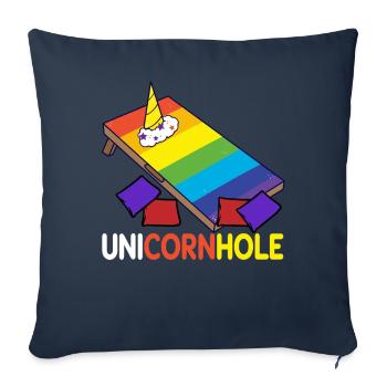 Cornhole corn hole - Sofa pillowcase 17,3'' x 17,3'' (45 x 45 cm) - navy - Front