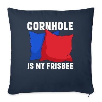 Funny Corn Hole - Sofa pillowcase 17,3'' x 17,3'' (45 x 45 cm) - navy - Front