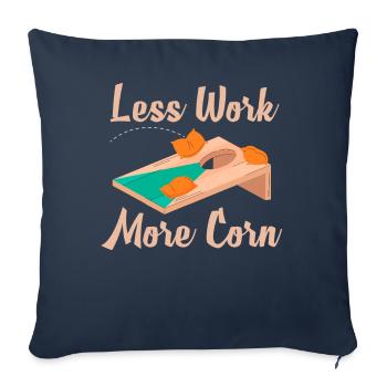 Funny Cornhole Corn Hole - Sofa pillowcase 17,3'' x 17,3'' (45 x 45 cm) - navy - Front