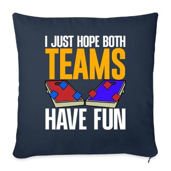 Cornhole corn hole - Sofa pillowcase 17,3'' x 17,3'' (45 x 45 cm) - navy - Front
