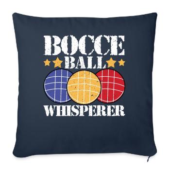 Joueur - Housse de coussin décorative 45 x 45 cm - bleu marine - Devant