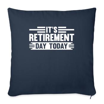 Rentner Rente Lustig - Sofakissenbezug 45 x 45 cm - Navy - Vorne