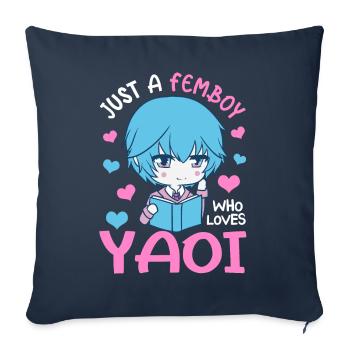 Cross Dressing - Sofa pillowcase 17,3'' x 17,3'' (45 x 45 cm) - navy - Front