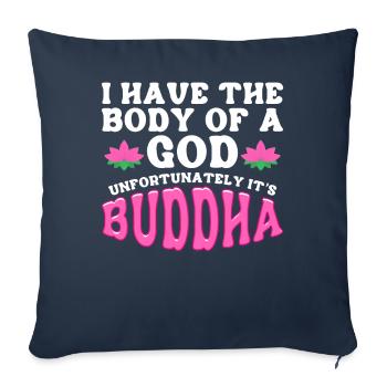 Buddhismus Buddhist - Sofakissenbezug 45 x 45 cm - Navy - Vorne