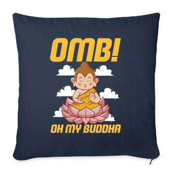 Buddhismus Buddhist - Sofakissenbezug 45 x 45 cm - Navy - Vorne