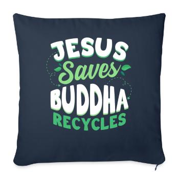Buddhismus Buddhist - Sofakissenbezug 45 x 45 cm - Navy - Vorne