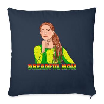 Rastafari Rastafarian Rasta - Sofa pillowcase 17,3'' x 17,3'' (45 x 45 cm) - navy - Front