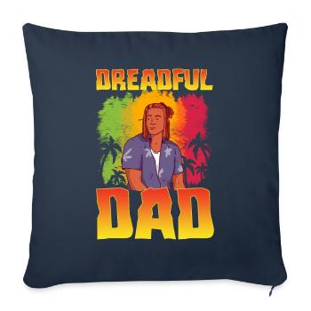 Rastafari Rastafarian Rasta - Sofa pillowcase 17,3'' x 17,3'' (45 x 45 cm) - navy - Front