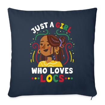 Dreadlocks Rasta Rastafari - Sofakissenbezug 45 x 45 cm - Navy - Vorne