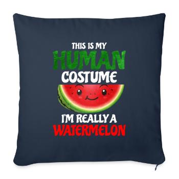 Wassermelone - Sofakissenbezug 45 x 45 cm - Navy - Vorne