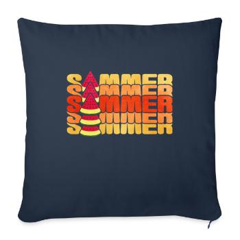 Wassermelone - Sofakissenbezug 45 x 45 cm - Navy - Vorne