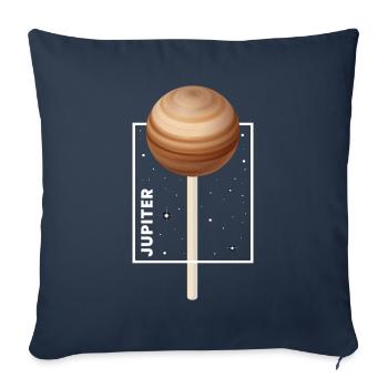 Jupiter Lollipop Planet Space - Sofa pillowcase 17,3'' x 17,3'' (45 x 45 cm) - navy - Front