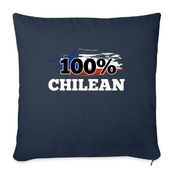 Chili - Housse de coussin décorative 45 x 45 cm - bleu marine - Devant