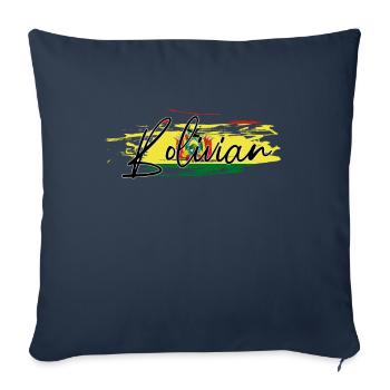 Bolivia - Sofa pillowcase 17,3'' x 17,3'' (45 x 45 cm) - navy - Front