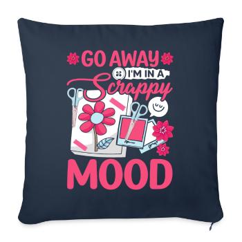 Scrapbooking Scrapbooker - Sofa pillowcase 17,3'' x 17,3'' (45 x 45 cm) - navy - Front