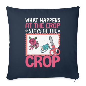 Scrapbooking Scrapbooker - Sofa pillowcase 17,3'' x 17,3'' (45 x 45 cm) - navy - Front
