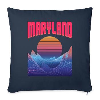 Maryland - Sofakissenbezug 45 x 45 cm - Navy - Vorne