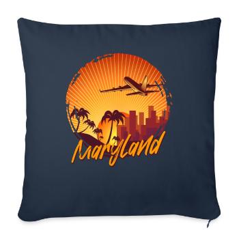 Maryland - Sofakissenbezug 45 x 45 cm - Navy - Vorne