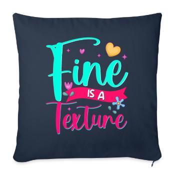 Scrapbooking Scrapbooker - Sofa pillowcase 17,3'' x 17,3'' (45 x 45 cm) - navy - Front