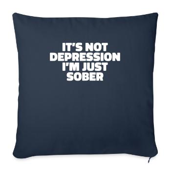 Black Humor Funny - Sofa pillowcase 17,3'' x 17,3'' (45 x 45 cm) - navy - Front