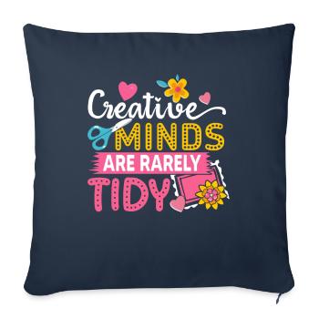 Scrapbooking Scrapbooker - Sofa pillowcase 17,3'' x 17,3'' (45 x 45 cm) - navy - Front