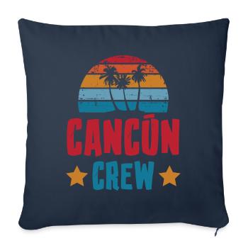 Cancun Crew - Sofa pillowcase 17,3'' x 17,3'' (45 x 45 cm) - navy - Front