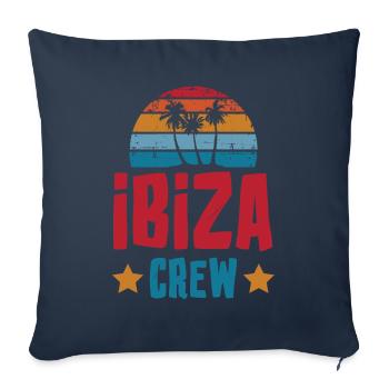 Ibiza Crew - Sofa pillowcase 17,3'' x 17,3'' (45 x 45 cm) - navy - Front