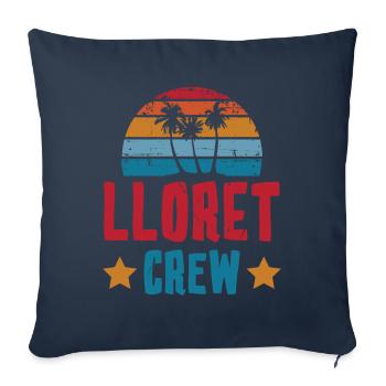 Lloret De Mar Crew - Sofakissenbezug 45 x 45 cm - Navy - Vorne