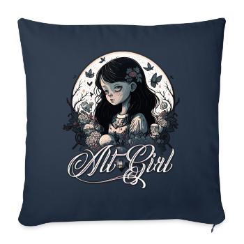Alt Girl Alternative Girl - Sofakissenbezug 45 x 45 cm - Navy - Vorne