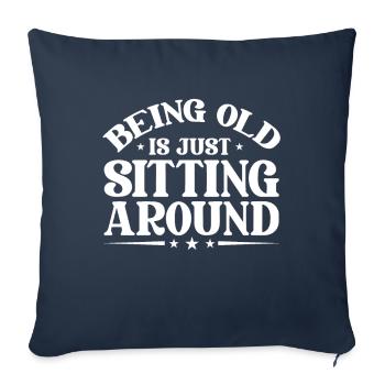 Black humor Funny - Sofa pillowcase 17,3'' x 17,3'' (45 x 45 cm) - navy - Front