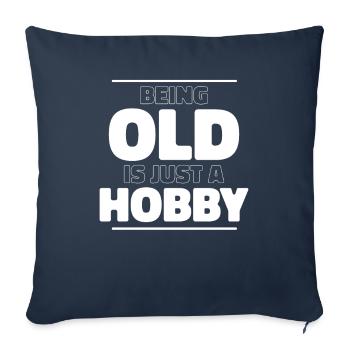 Black Humor Funny - Sofa pillowcase 17,3'' x 17,3'' (45 x 45 cm) - navy - Front