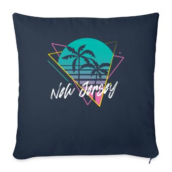 New Jersey - Sofa pillowcase 17,3'' x 17,3'' (45 x 45 cm) - navy - Front