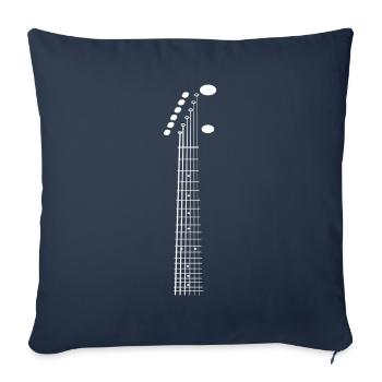 Guitariste Guitariste Guitariste Musique - Housse de coussin décorative 45 x 45 cm - bleu marine - Devant