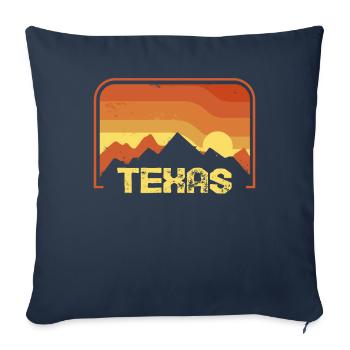 Texas - Sofa pillowcase 17,3'' x 17,3'' (45 x 45 cm) - navy - Front