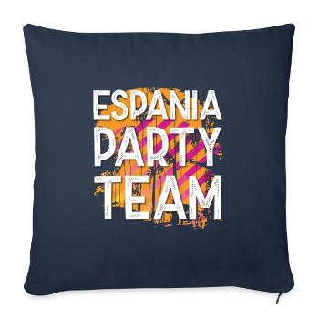 Espania Party Team - Sofa pillowcase 17,3'' x 17,3'' (45 x 45 cm) - navy - Front