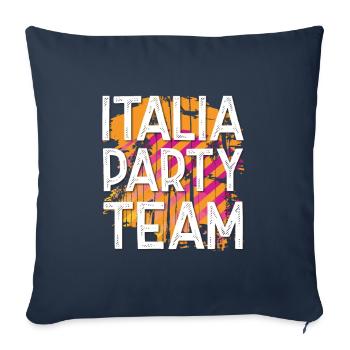 Italia Party Team - Sofa pillowcase 17,3'' x 17,3'' (45 x 45 cm) - navy - Front